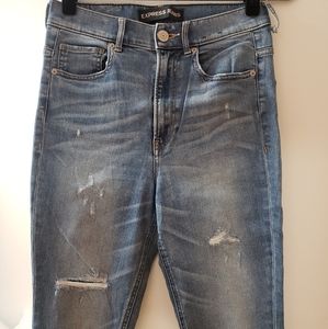 Express Super High Rise Jeans